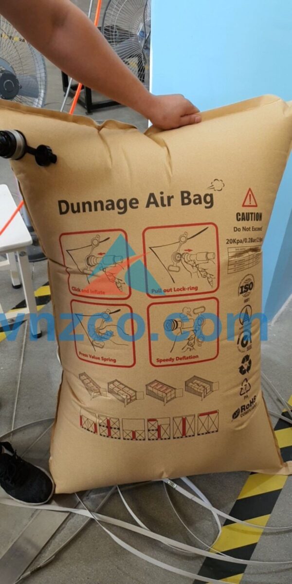 Túi khí chèn hàng giấy Kraft