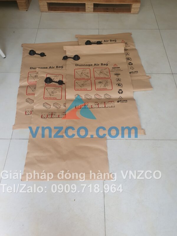 Túi khí chèn hàng giấy Kraft 500x1000mm